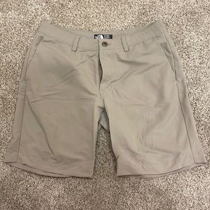 Men’s Khaki North Face shorts size 34.